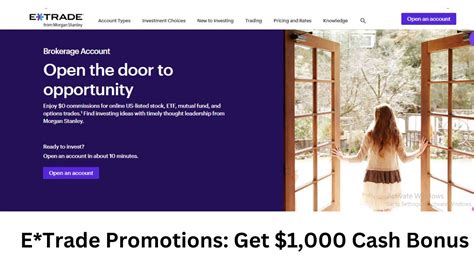 E*TRADE Promotions of 2024 .